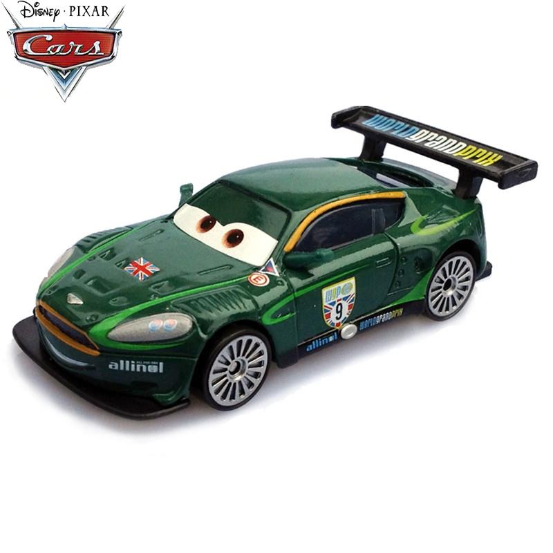 Disney Pixar Cars 2 Serie Clan da Corsa Badass DJ Lumaca Agente Boust Modello in Metallo Diecast Fine Toys Macchina Ragazzo Regalo di Capodanno