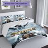 Messi Football World Cup Champion Personalized Name Bedding Set,Smooth Bed Linen for Bedroom Decor,Perfect Souvenir Gift for Soccer Lovers,Microfiber 