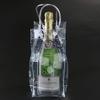3PCs Portable Clear PVC Coolers Sleeves for Bottles Waterproof Ice Wine Bag with Handle Perfect for Travel and Gifting
