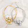Draweye Blumenohrringe für Damen Vintage Hyperbel Amerikanischer Stil Modeschmuck Perlen Elegant Einfach Pendientes Mujer