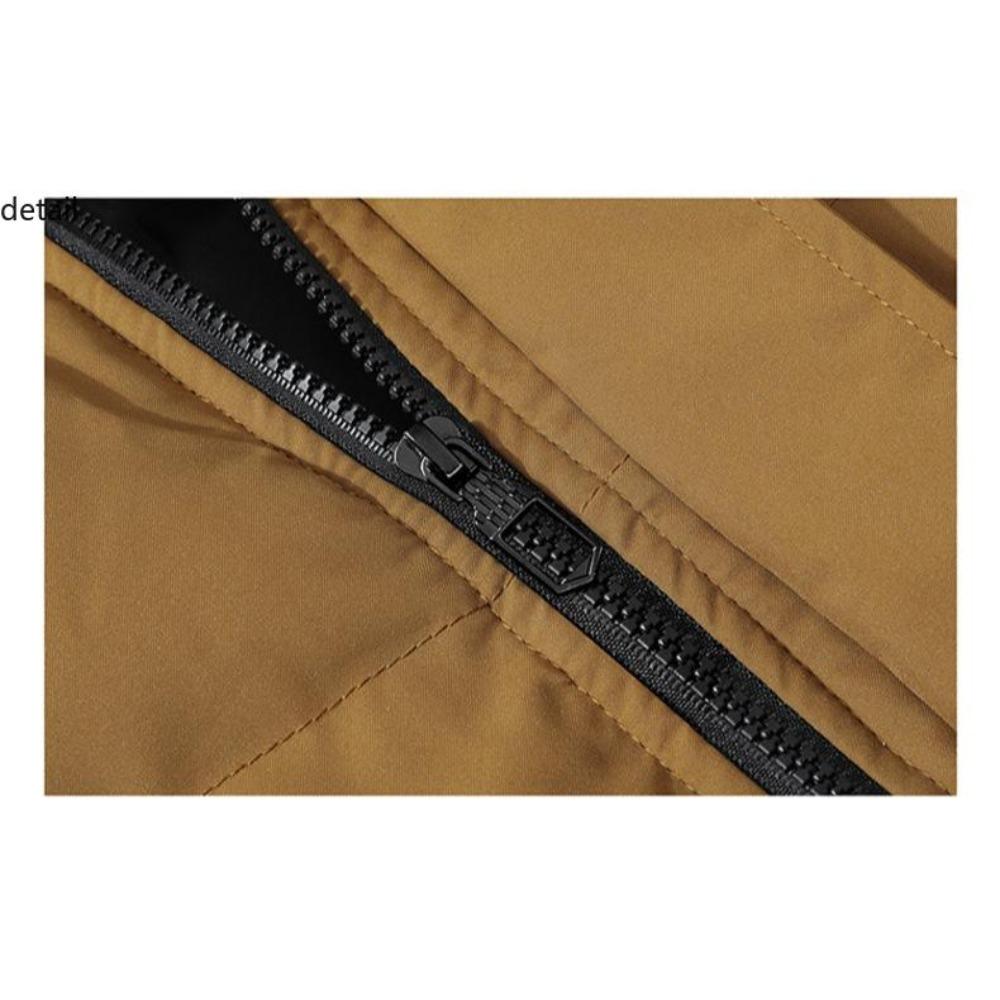 Casual Quilted Winter Jacket with Hood and Thermal Padding