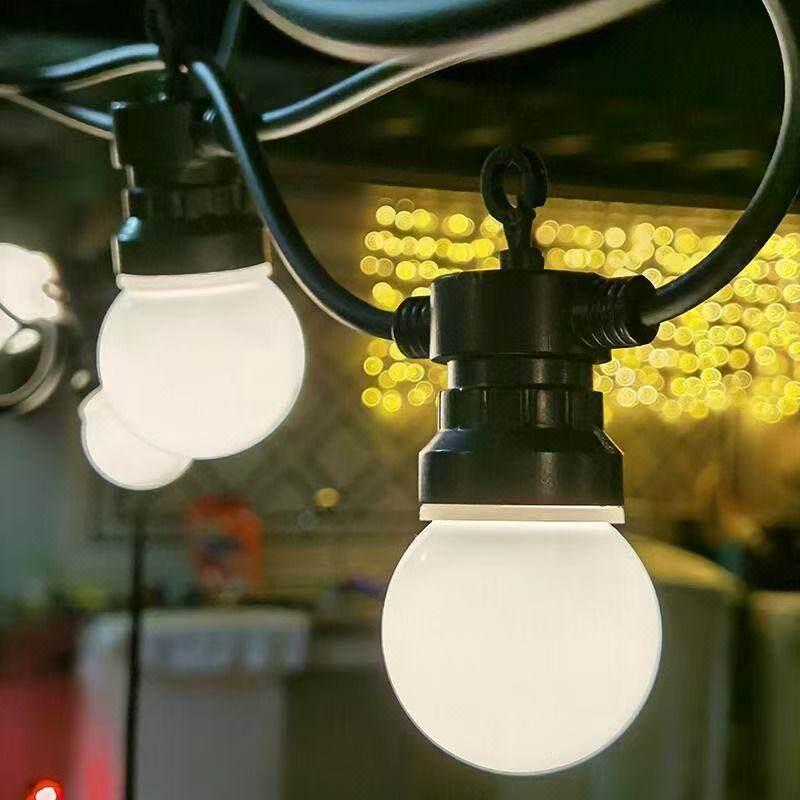 G50 Waterproof LED Solar String Lights for Outdoor Camping, Tents, and Courtyard Decoration.