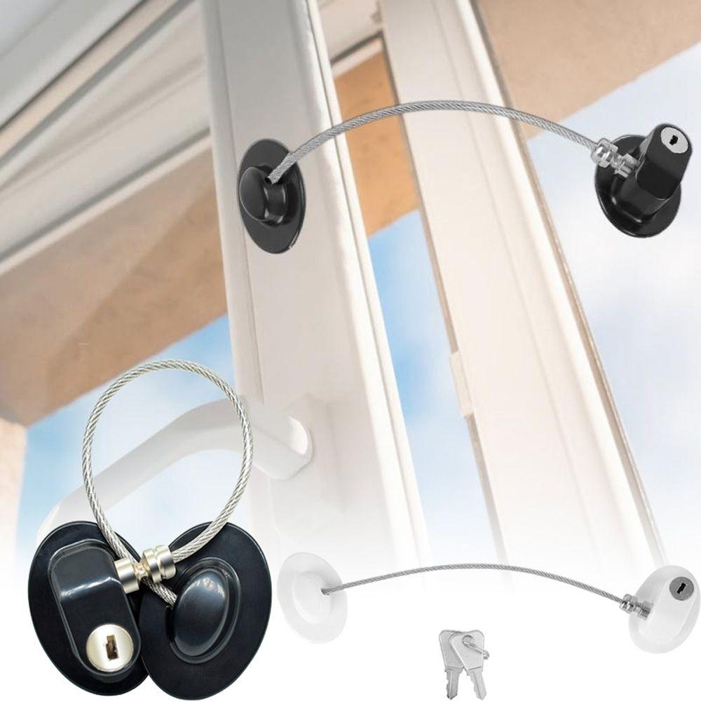 

For Child Baby Infant Prevent Falling Restrictor Safety Locks Window Lock Refrigerator Lock чёрный