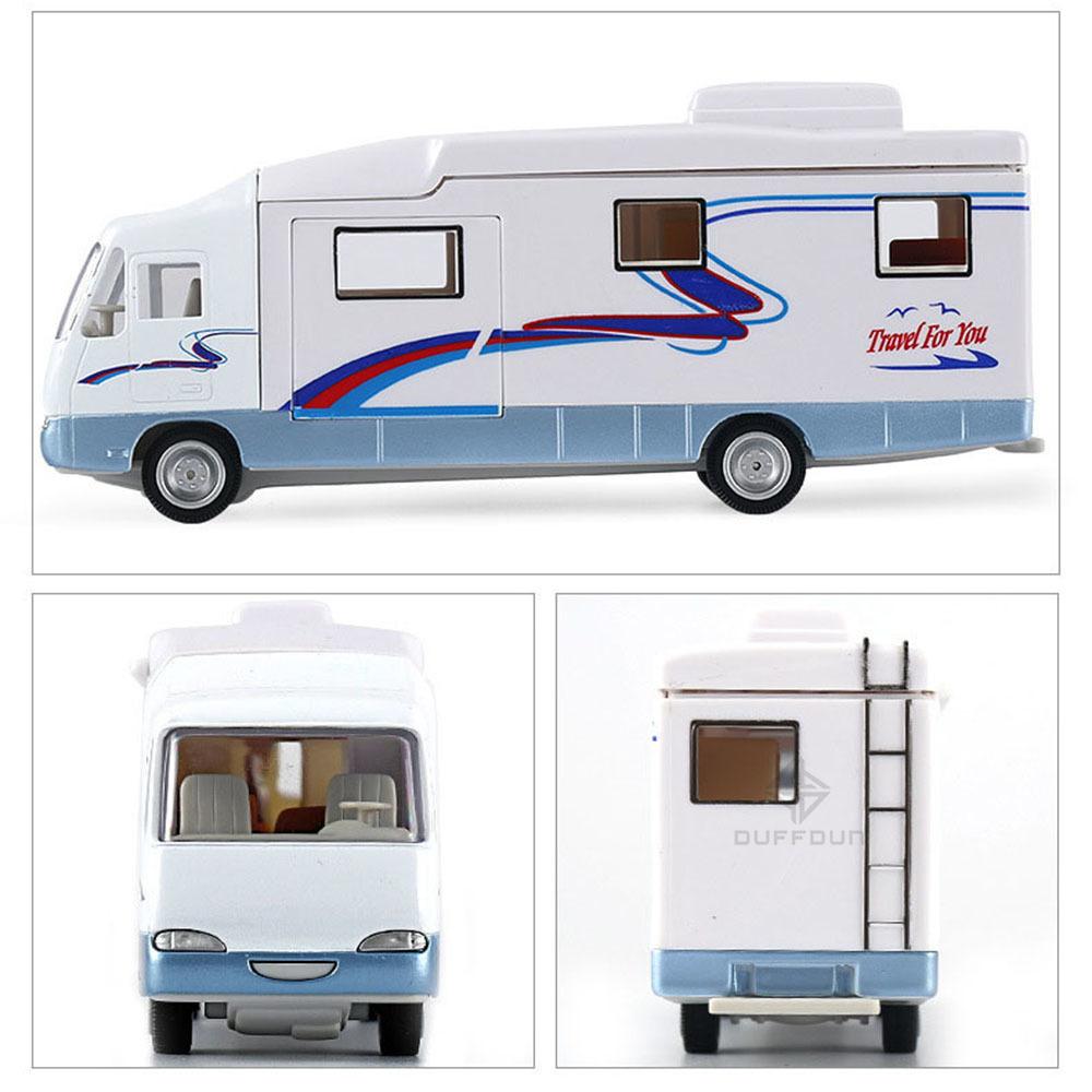 1/32 Serin Mini Karavan Oyuncak Döküm Geri Çekme Eğlence Aracı Çocuklar için