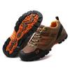 High Quality Leather Hiking Shoes Durable Outdoor Sport Men Trekking Leather Shoes Lace-Up Climbing Hunting Sneakers