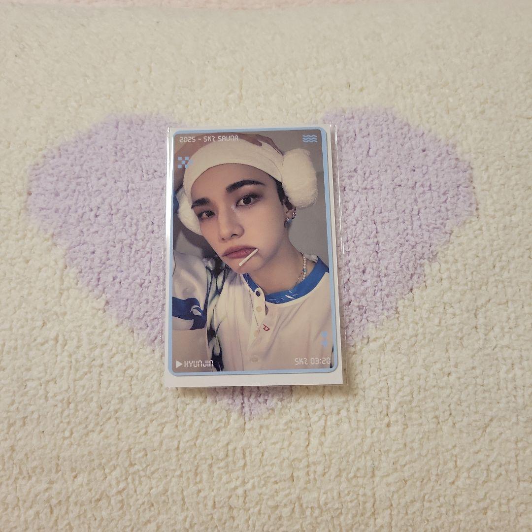 

[USED] Stray Kids Hyunjin Pop-Up Purchase Bonus Trading Card Sauna