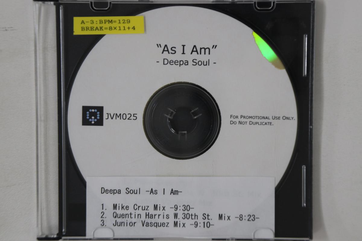 

CD DEEPA SOUL - As I Am JVM025PROMO JUNIOR VASQUEZ 2005 US Dance & Electronica Used
