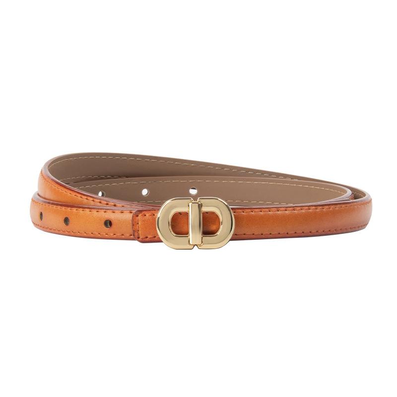 Genuine Leather Women's Belt Cowhide with Casual Pants Jeans Decorative Pants Women's Autumn and Winter Belt
