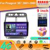 Autorádio Pro Peugeot 307 2001-2008 Navigace GPS Palubní kamera Carplay Autorádio Multimediální přehrávač 5G Wifi IPS obrazovka