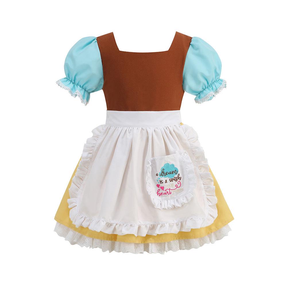 Children s Halloween Cinderella Costume - Grimm s Fairy Tales Princess Dress Size 140