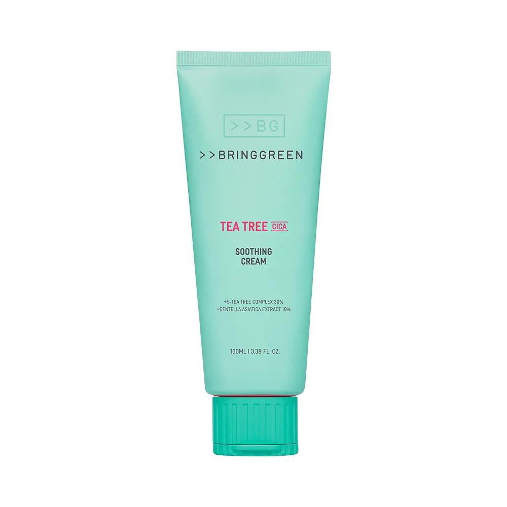 BRINGGREEN Tea Tree Cica Soothing Cream Plus Calming Moisture Cream 100ml