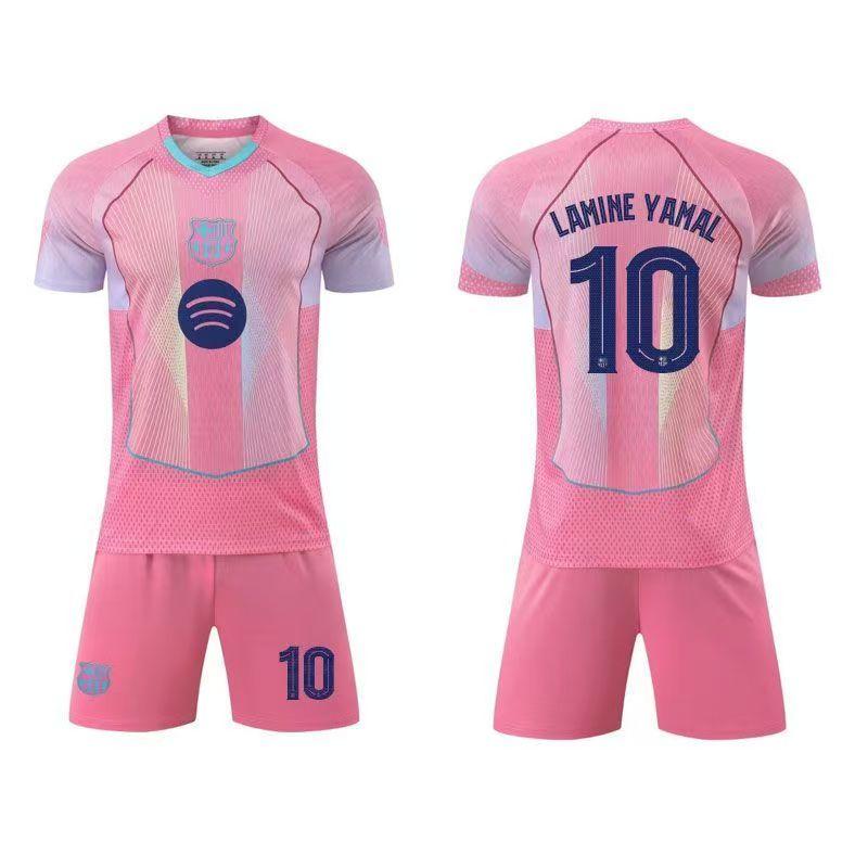 Spain Kids Jersey Yamal #10 Messi #10 Lewandowski #9