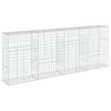 Gabion with Lid 400x50x150 Cm Galvanized Iron