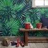 3D Nordic Rainforest Plants Wallpaper Green Leaves Murals Living Room TV Background Wall Mural House Decor
