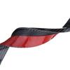 2X 15M Car Fender Flare Extension Wheel Eyebrow Moulding Protector Carbon Fiber