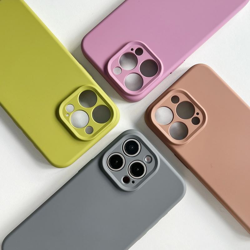 Pentru iPhone 16 15 Pro Max 14 Pro 13 12 11 Huse Culoare Solidă Silicon Lichid Subțire Protecție Obiectiv Moale Mat Rezistent la Șocuri pentru Magsafe Husă Magnetică pentru Telefon