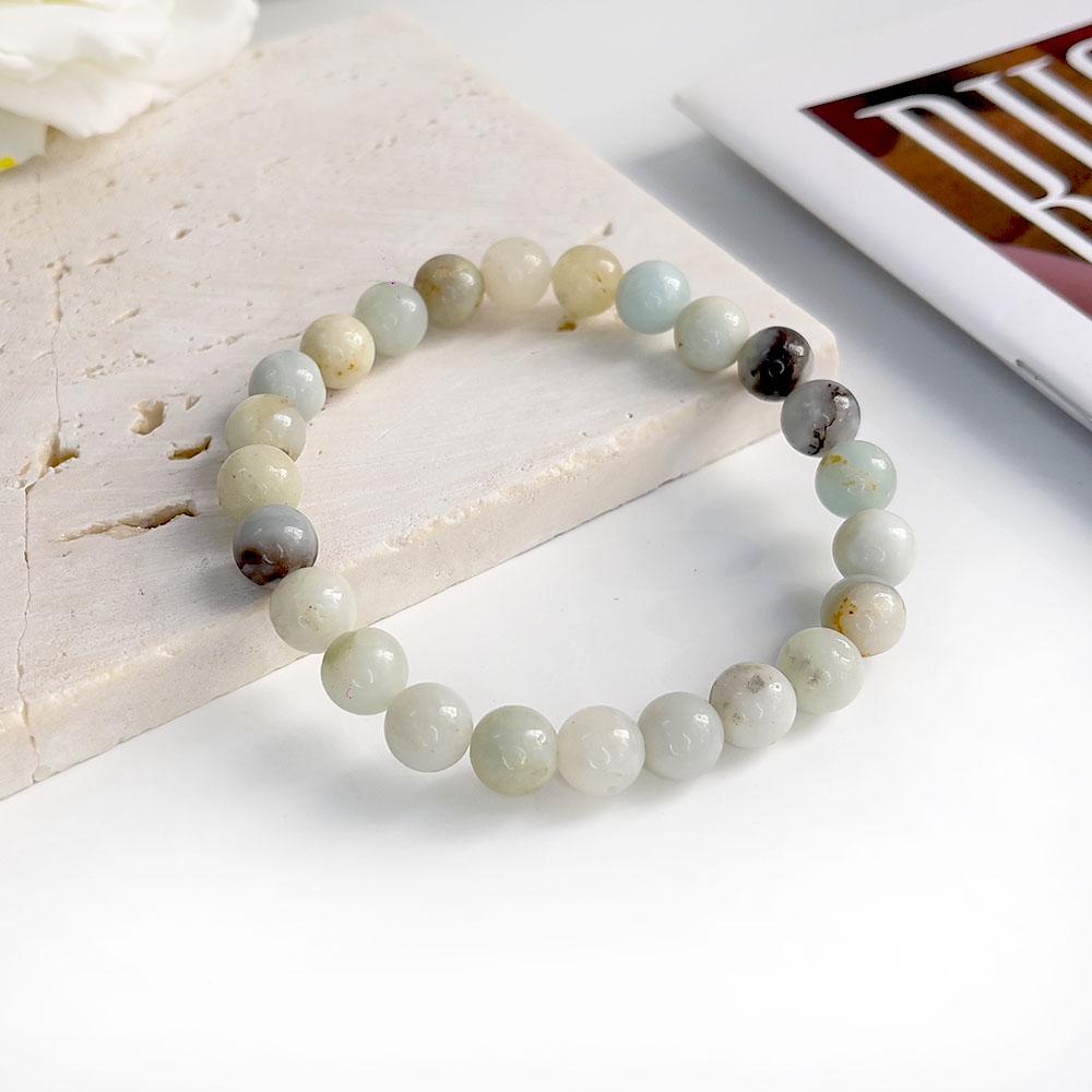 Wholesale 8 Mm Charm Beaded Bracelet Natural Stone Bracelet Crystal Bracelet Natural Stone Beaded Bracelet