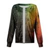 Dámské ležérní oblečení s dlouhým rukávem, jednořadové halloweenské oblečení s potiskem Cardigan Top oblečení Uniformy