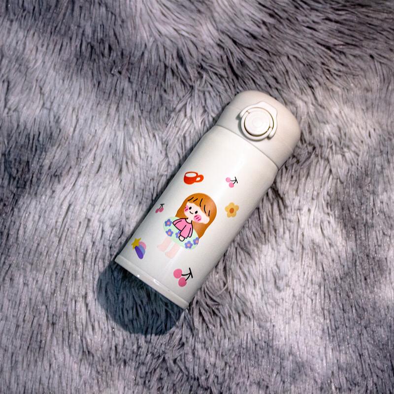 OLOEY Cute Cartoon Stainless Steel Insulated Mug