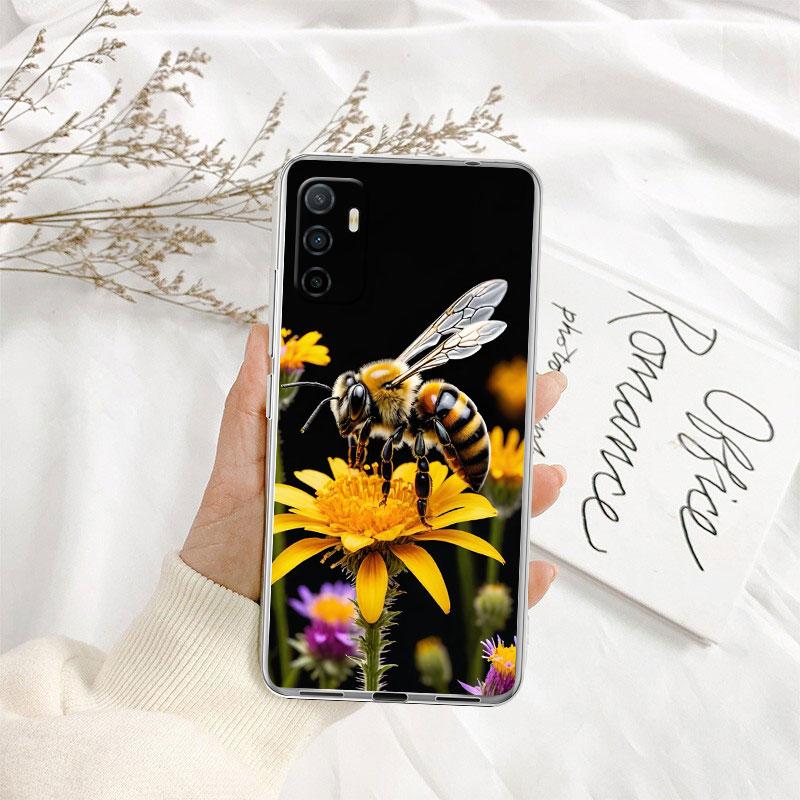 IK7 Art Bees Cartoon Phone Case for Motorola Moto G10 G20 G30 G31 G32 G34 G35 G41 G42 G50 G51 G52 G55 G60 G60S G62 G71 G72 G75