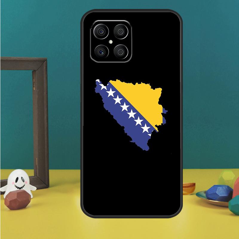 

Чехол с флагом Боснии для Honor 200 Pro X9b X9a X8b X8a X8 X9 X9c 50 70 90 Lite Honor Magic 5 6 7 Pro Honor Magic5 Lite