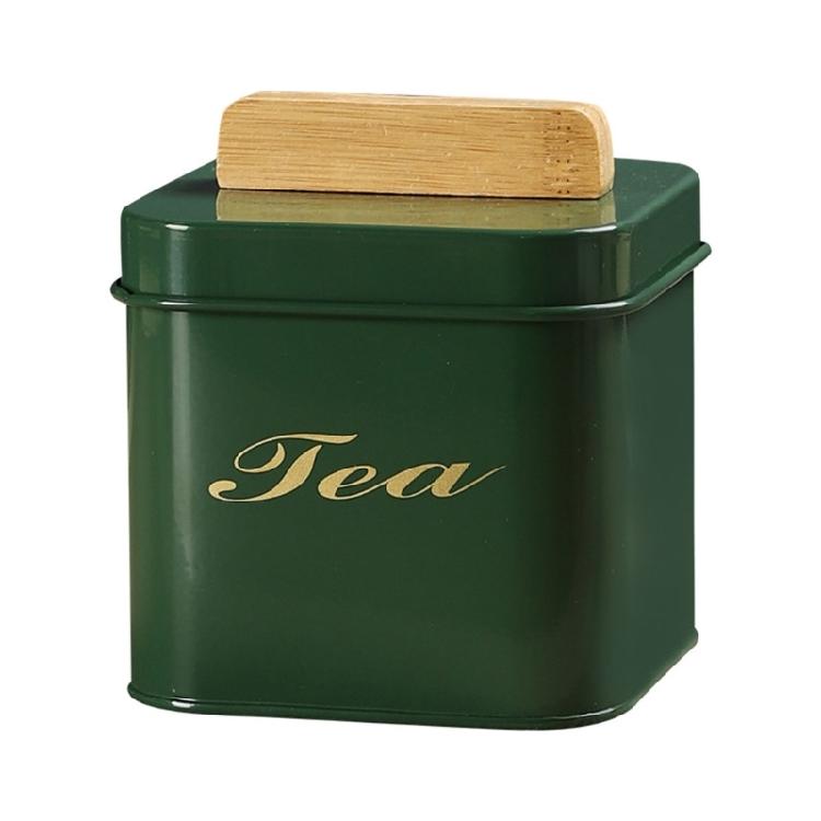 Bamboos Lid Canister For Coffee Bean Loose Teas and Candy Food Storage Container Jar Kitchen Organization Tool