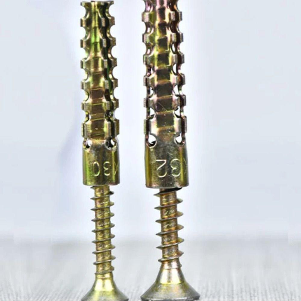 Serrated Self Tapping Screws Tree Shaped Metal Expansion Tube Expansion Screw  Plaster Wall