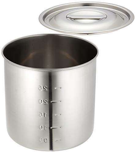 EBM 18-8 Kitchen Pot/Stock Pot, 16cm, Handleless