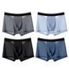 Men's Summer Modal Boxer Briefs: Thin, Breathable Mesh Bamboo Underwear