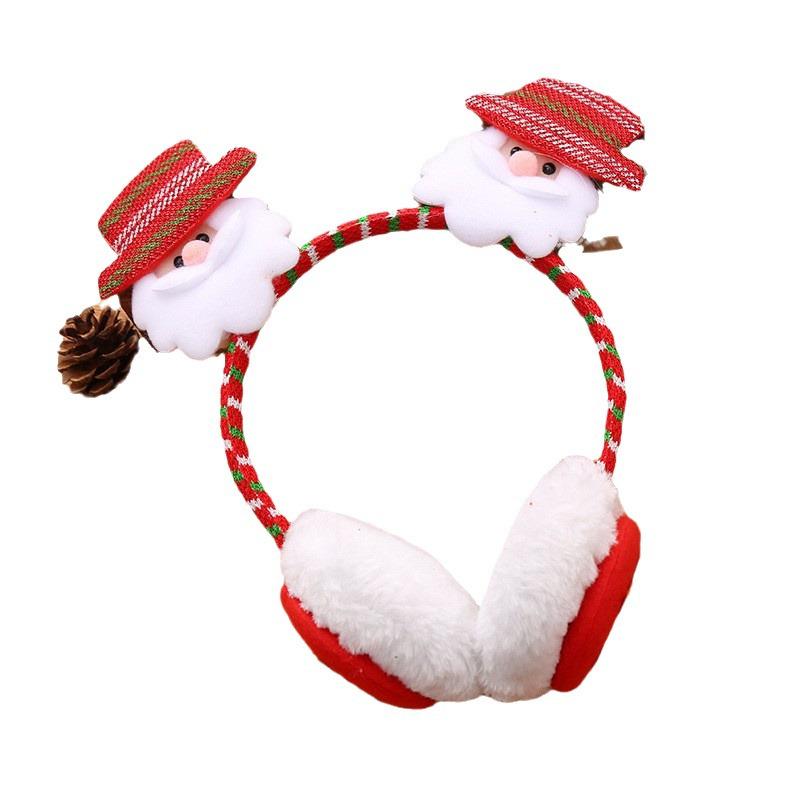 High-Grade Cartoon Christmas Earmuffs - Warm Ear Cover Headband for Adults & Kids