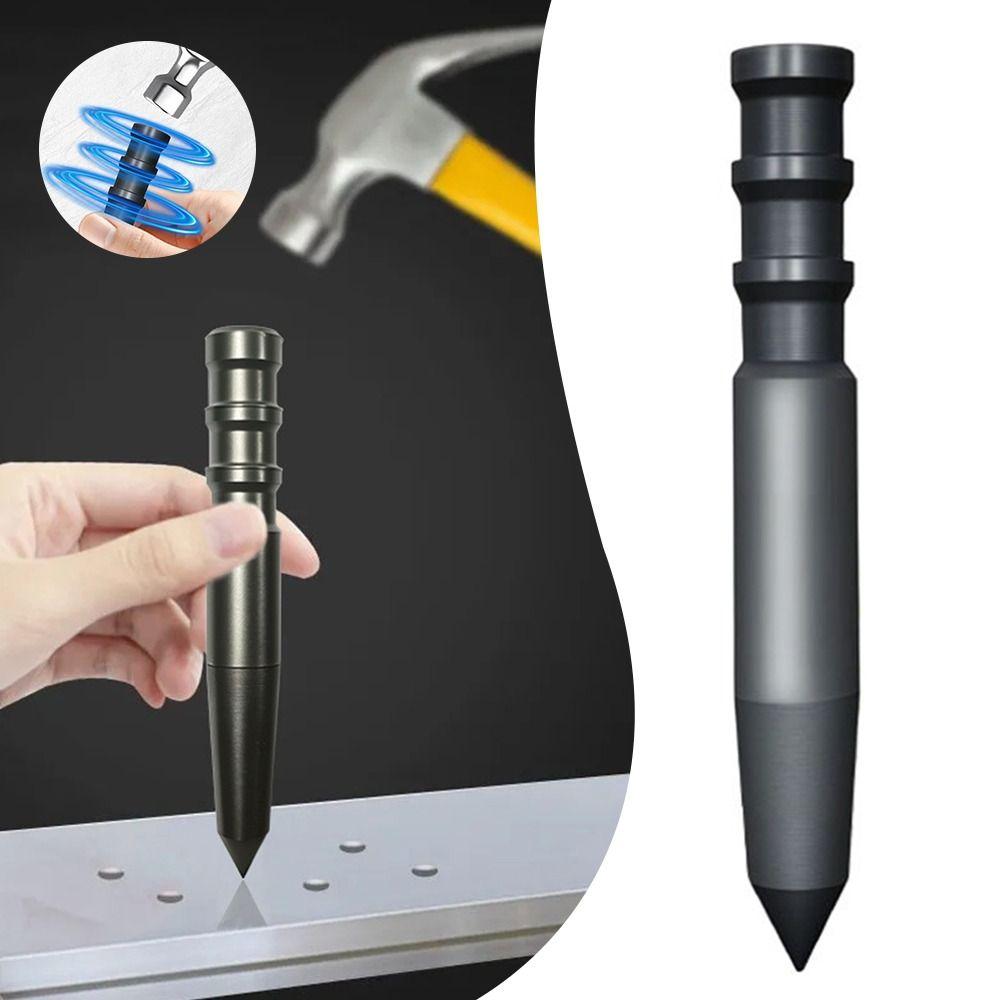 Gifts Portable Punch Locator Multifunctional Positioning Punch Hand Tool High Hardness Punch Durable Manual Center Punch Locator