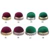 Casual DIY Craft Needle Pin Cushion Holder with Metal Bottom Sewing Pin Cushion Sewing Supplies Accessories for Home
