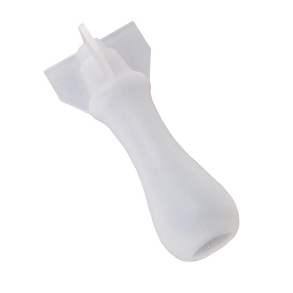 Gjør-det-selv krystallepoksyforseglingshåndtak Silikonform Creative Retro Fire Paint Seal Konvoluttforsegling Stempelmatte Stempelhode