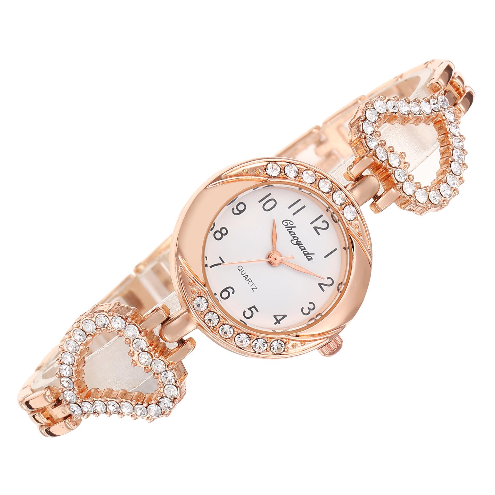New Fashion Women s Watch Heart shaped Bracelet Style Female Student Watch Simple Women s Quartz Watch Women s Watch 1