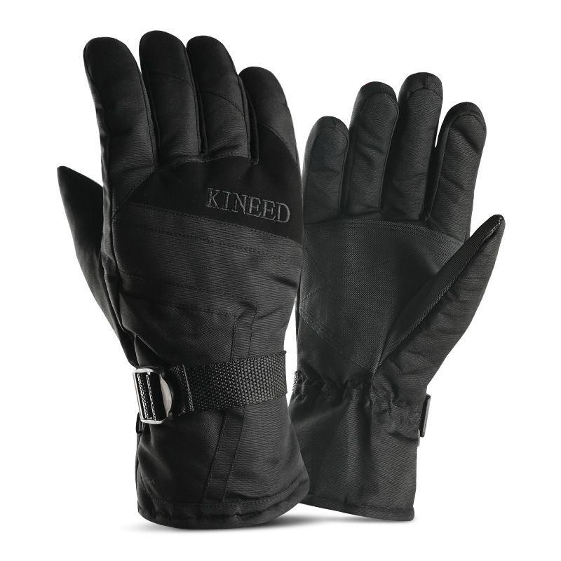 Luxuriously Soft Winter Mens Waterproof Windproof Thermal Motorcycle Ski Snowboard Gloves