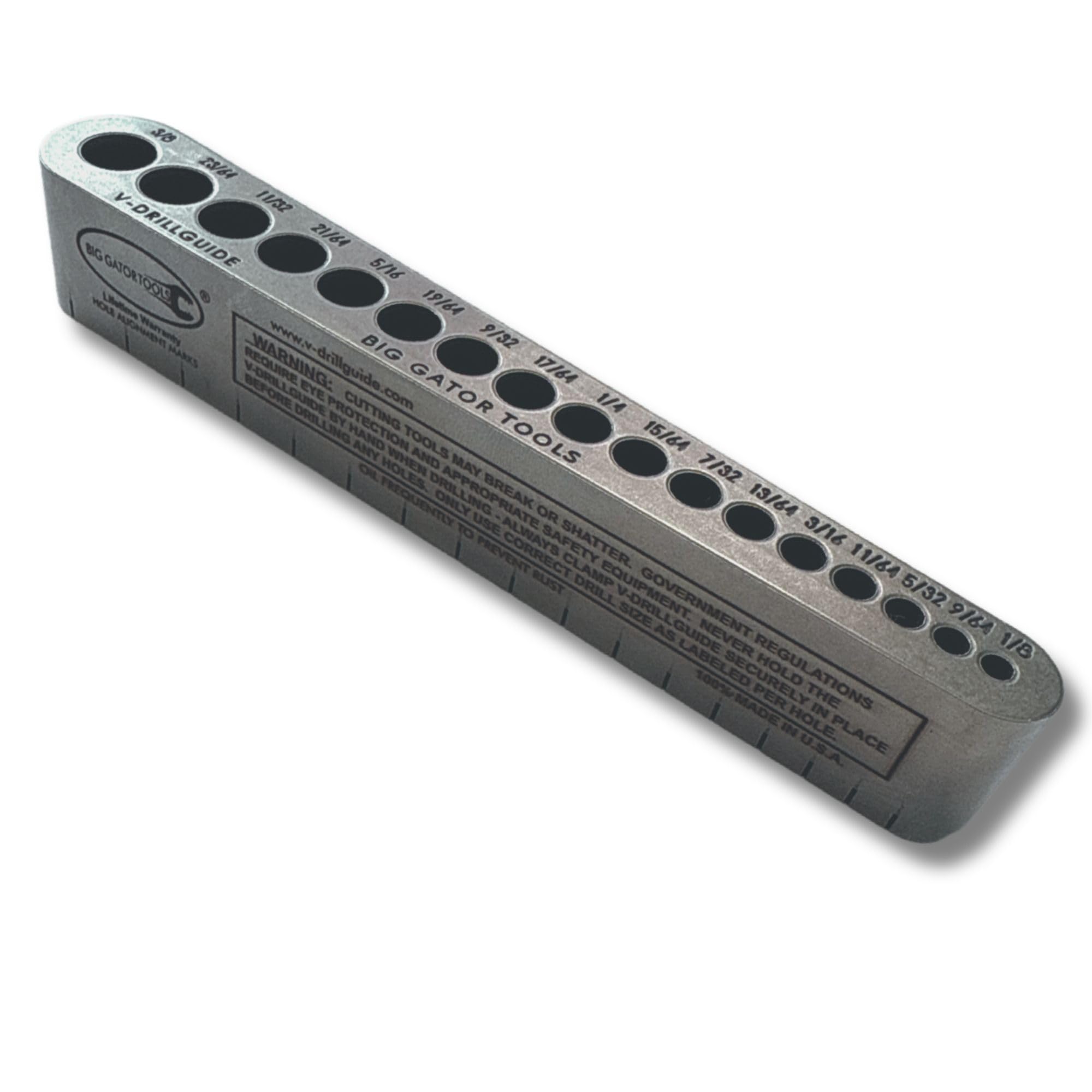 

Big Gator Tools STD1000DGNP V Style Drill Guide - Standard, 17 Hole