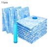 11Pcs Vacuum Storage Bag Reusable Hand Pump Compressed Clothes Pillow Organizer
