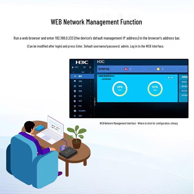 H3C S1850V3-10P-EI Gigabit Web-Managed Enterprise Switch