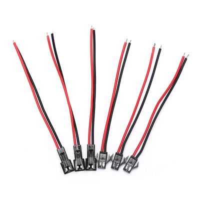 10Pairs 10Cm Long Jst Sm 2Pins Plug Male/Female Wire Connector Quick Connector