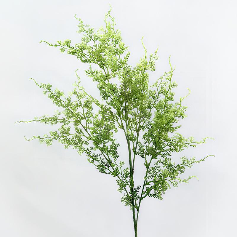 

Штучні гілки шовкових квітів вишні для весільної або домашньої декорації світло-зелений колір