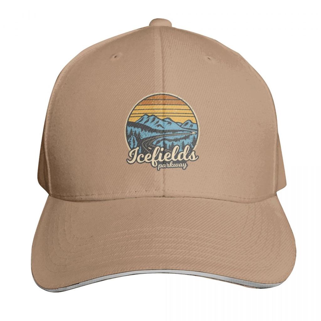 Icefields Parkway Alberta Kanada Retro Baseballkappe individuelle Kappen Designerhut Hut Unisex Wintermütze Luxus Damen Unisexs