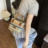 Gewebte Stroh-Eimer-Tasche Damen neue Mode Umhängetasche tragbare kleine Tasche