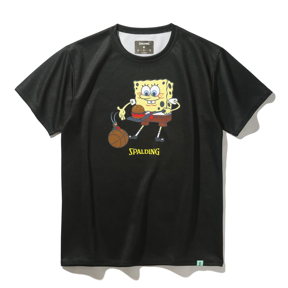 

Spalding Junior SpongeBob Krabby Party T-Shirt, Black, Size 150 (SJT25067S)