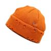 New Winter Harajuku Beanies Knitted Hat Women Fashion Warm Thick Men Hip Hop Pin Hole Skullcap Short Hat Unisex Basic Cap