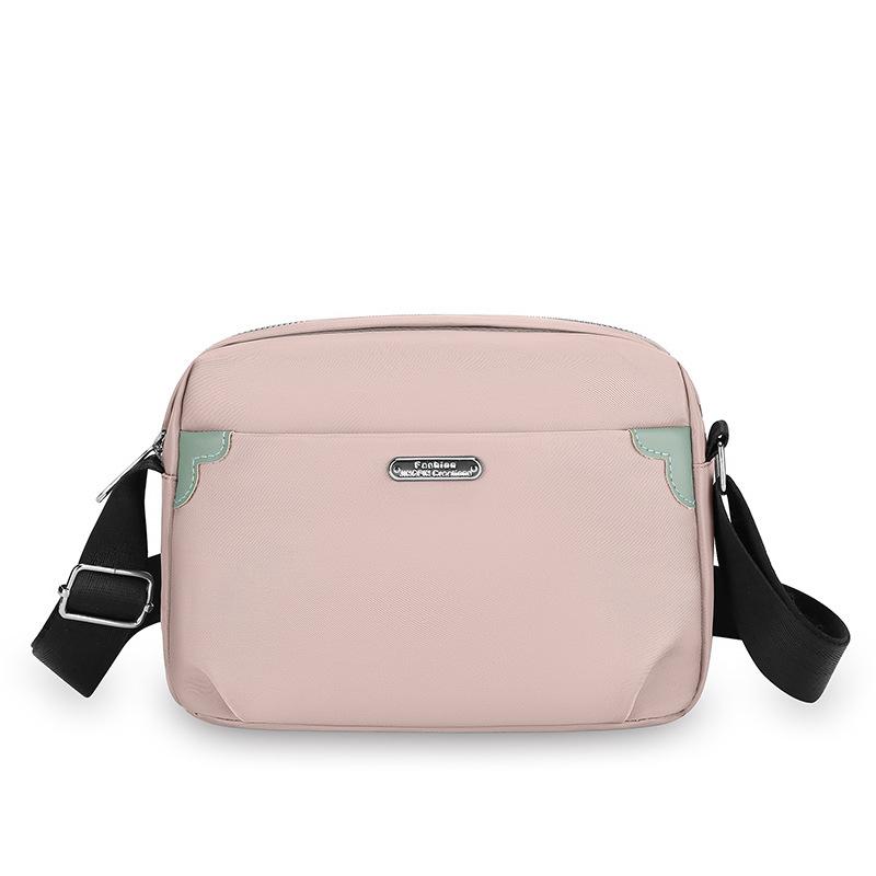 Women's Crossbody Bag Simple Single Shoulder Bag Lightweight Nylon Casual Bag