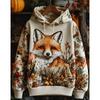 Funny Animal Hoodies Chicken Squirrel Horse 3D Print Women's Hooded Sweatshirts Pullover Y2K Tops Tracksuit Unisex Coat Clothing