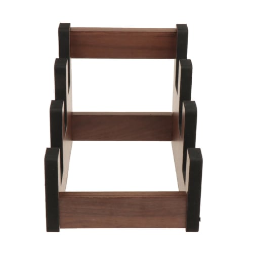 LOL-FUN 3-Guitar Stand, Wooden Floor-Mounted Guitar Rack, Front Display, Portable Guitar Holder, Electric Guitar Stand, Space-Saving, Multi-Guitar Sta