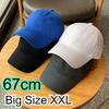 Vendu Casquettes Grande Taille pour Homme Unisexes xxl 67cm Hommes Surdimensionné Snapback Respectueux de la peau Casquettes Femmes Gorros Grande Taille Golf Casquette été