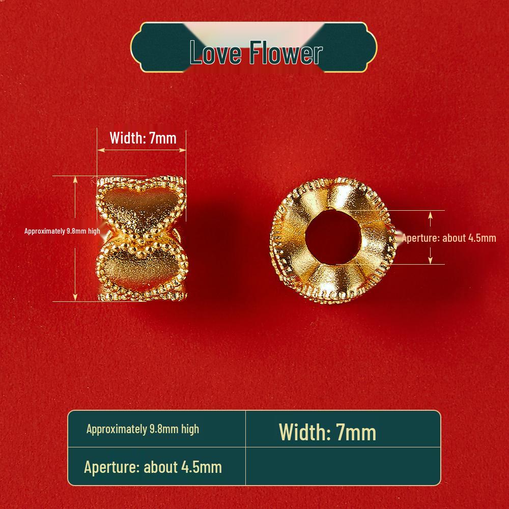 Vergoldetes antikes Schmuckset: Halskette, Armbänder & Perlenanhänger - Nicht verblassendes DIY-Zubehör