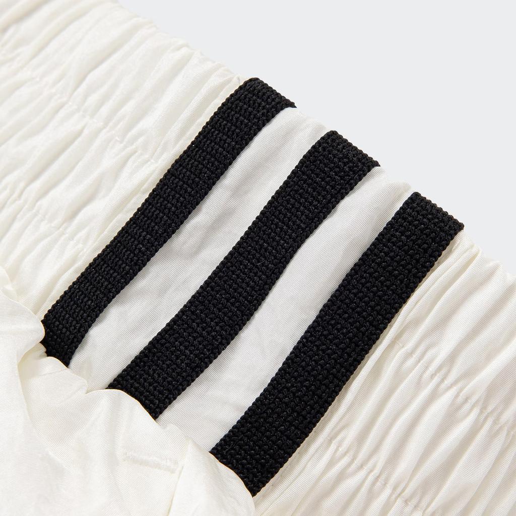 Adidas Originals SS24 Bubble Skirt Series Comfortable Elastic Solid Color Casual Short Skirt Women Skirts White KA3927